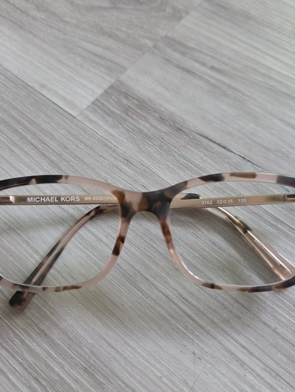 Michael Kors MK 4030 Viviana ll Eyeglasses Frames Pink Tortoise Shell 52-16-135
